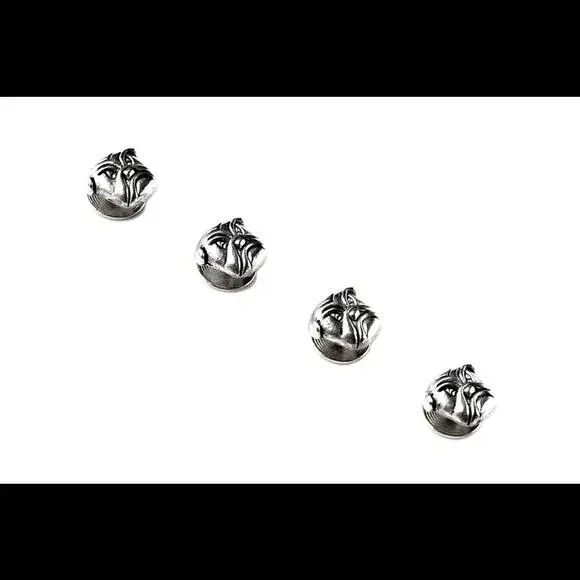 Bulldog Tuxedo Shirt Studs - Picture 2 of 4